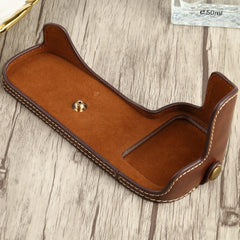 1/4 inch Thread PU Leather Camera Half Case Base for Canon EOS 90D, For Canon EOS 90D
