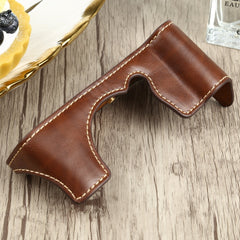 1/4 inch Thread PU Leather Camera Half Case Base for FUJIFILM XT200, For FUJIFILM XT200