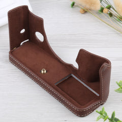 1/4 inch Thread Litchi Texture PU Leather Camera Half Case Base for FUJIFILM X-T4, For FUJIFILM X-T4 Litchi