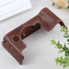 1/4 inch Thread Litchi Texture PU Leather Camera Half Case Base for FUJIFILM X-T4, For FUJIFILM X-T4 Litchi