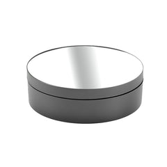 12cm 360 Degree Rotating Turntable Mirror Electric Display Stand Video Shooting Props Turntable, Load: 3kg, 12cm Mirror Black, 12cm Mirror White