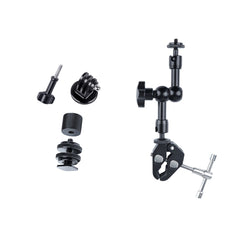 7 inch Adjustable Friction Articulating Magic Arm + Large Claws Clips, 7 inch Magic Arm + Claws Clips