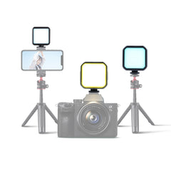 MJ88 Pocket 3000-7000K+RGB Full Color Beauty Fill Light Handheld Camera Photography Streamer LED Light with Remote Control, MJ88