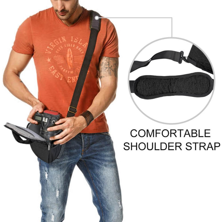 CADEN D11 Waterproof Crossbody Shoulder SLR Camera Bag, Size: 20.5 x 16 x 27cm, D1 20.5 x 16 x 27cm