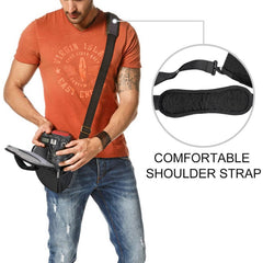 CADEN D11 Waterproof Crossbody Shoulder SLR Camera Bag, Size: 20.5 x 16 x 27cm, D1 20.5 x 16 x 27cm