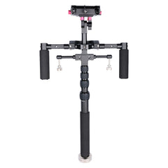 YELANGU S300 4 in 1 Multifunctional Rig + Dual Handheld Shoulder Rig + Monopod + Stabilizer for Cameras / SLR Cameras, Height Range: 63cm-170cm, YELANGU S300