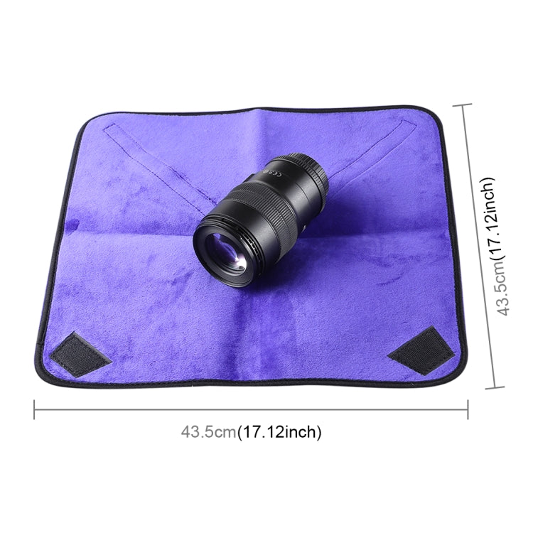 Hundred-folding Cloth Photography Camera SLR Liner Lens Bag Thickening Wrapped Cloth Plus Velvet, Size: 45x45cm, Size: 45x45cm