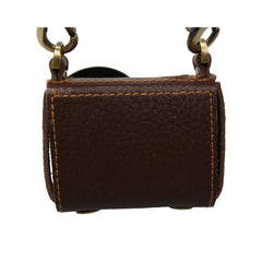 For GoPro HERO4 Litchi Texture Genuine Leather Protective Case with Sling, Litchi Texture (Brown)