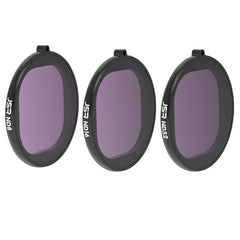 JSR Round Housing 3 in 1 ND8+ND16+ND32 Lens Filter for GoPro HERO8 Black, 3 in 1 ND Lens
