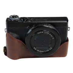 1/4 inch Thread PU Leather Camera Half Case Base for Canon G7 X Mark III / G7 X3, For Canon G7 X Mark III / G7 X3, For Canon G7 X Mark III