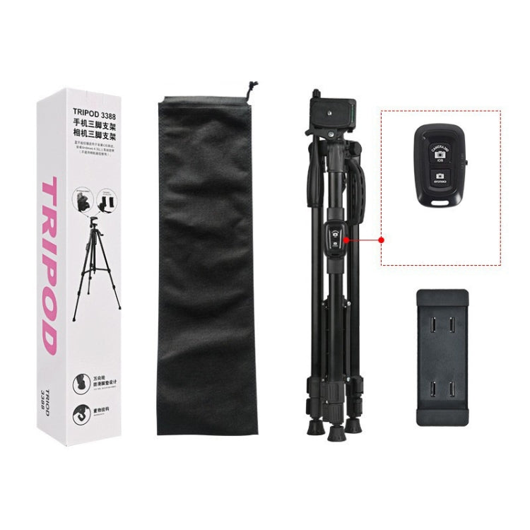 3388 1.3m Portable Phone Live Selfie Tripod DV SLR Camera Stand, 3388 1.3m