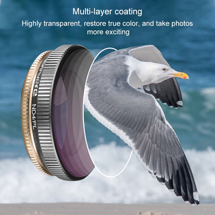 Sunnylife OA-FI172 ND8/PL Adjustable Lens Filter for DJI OSMO ACTION, OA-FI172 ND8/PL