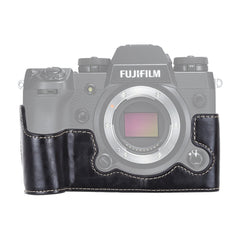 1/4 inch Thread PU Leather Camera Half Case Base for FUJIFILM X-H1, For FUJIFILM X-H1, For FUJIFILM XH1