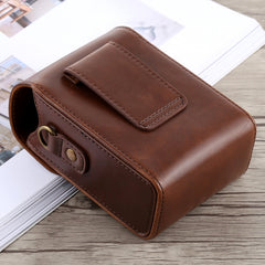 Full Body Camera Buckle Lock PU Leather Case Bag with Hand Strap & Neck Strap for Canon G7X II / G9X Mark II, Sony RX100 / M2, For G7X II, For RX100