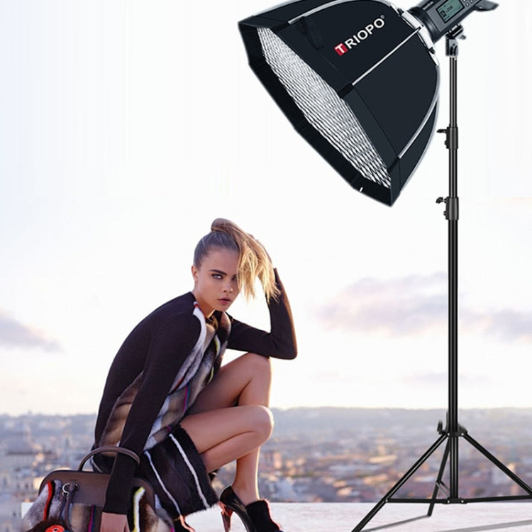 TRIOPO S120 Diameter 120cm Honeycomb Grid Octagon Softbox Reflector Diffuser for Studio Speedlite Flash Softbox, Diameter 120cm