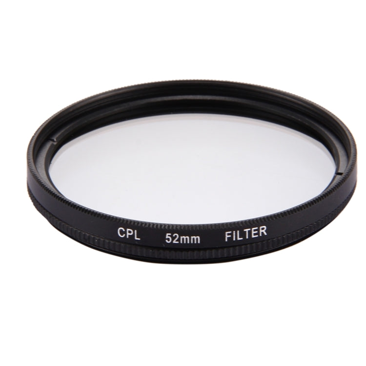 52mm 3 in 1 Round Circle CPL Lens Filter with Cap for GoPro HERO7 Black/6 /5, 52mm CPL Lens