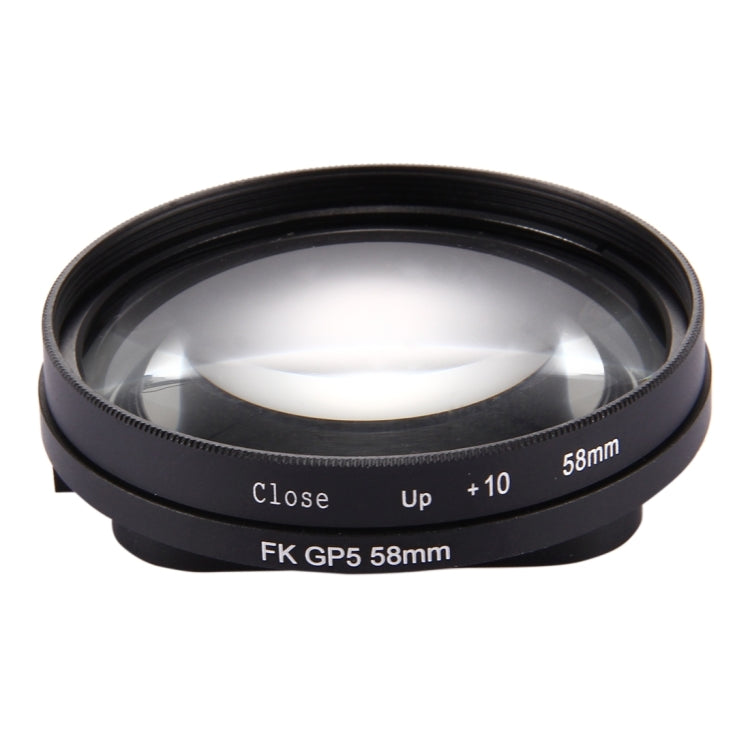 58mm 2 in 1 10X Close-Up Lens Filter for GoPro HERO7 Black/6 /5, 58mm Close-Up Lens