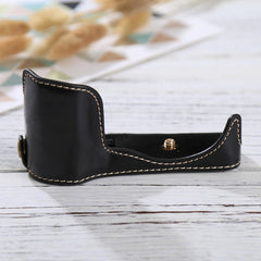 1/4 inch Thread PU Leather Camera Half Case Base for Sony ILCE-5100 / A5100, For Sony A5100