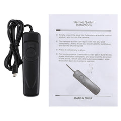 Cuely RR-90 Remote Switch Shutter Release Cord for Fujifilm X-T100 / X-Pro 2 / X-T1 / X-T20 / X-T10 / X30 / X-E2 / X-A10 / X-A3 / X-A2 / X100F / X100T, RR-90