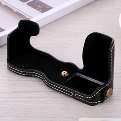 1/4 inch Thread PU Leather Camera Half Case Base for FUJIFILM X-A5 / X-A20, For FUJIFILM XA5