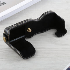 1/4 inch Thread PU Leather Camera Half Case Base for FUJIFILM X-A5 / X-A20, For FUJIFILM XA5