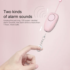 8610 120dB Double Alarm Sound Personal Alarm Women Self-Defense Siren