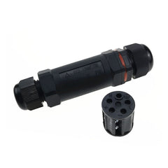 XY25 IP68 Waterproof 5 Pin Straight Cable Connector, XY25