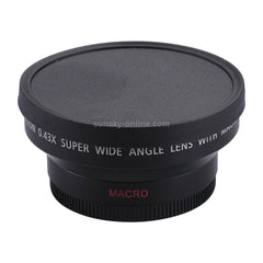 62mm 0.43X Super Wide Angle Lens with Macro Lens, 62mm