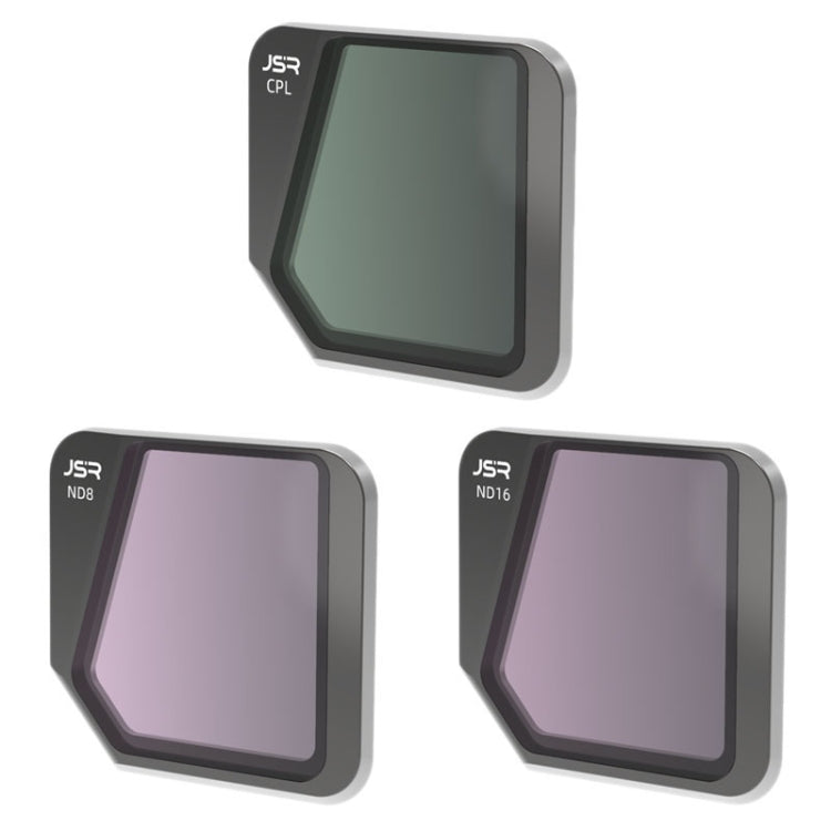 JSR Drone 3 in 1 CPL+ND8+ND16 Lens Filter for DJI Mavic 3, CPL+ND8+ND16