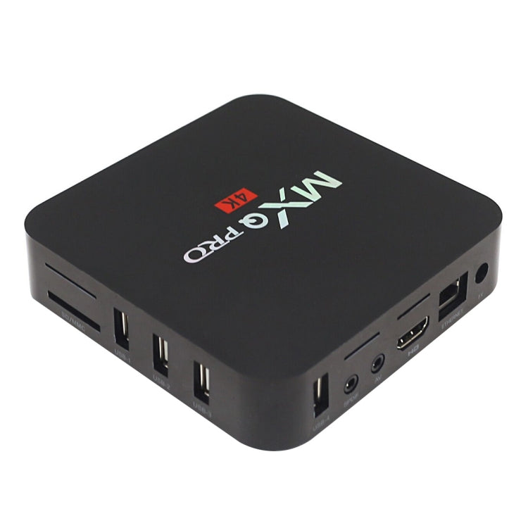 MXQ PROi 1080P 4K HD Smart TV BOX with Remote Controller, Android 7.1 S905W Quad Core Cortex-A53 Up to 2GHz, RAM: 2GB, ROM: 16GB, Support WiFi, UK Plug, 2GB+16GB,UK Plug