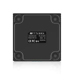 X96 Air 8K Smart TV BOX Android 9.0 Media Player with Remote Control, Quad-core Amlogic S905X3, RAM: 4GB, ROM: 64GB, Dual Band WiFi, Bluetooth, AU Plug, 4GB+64GB