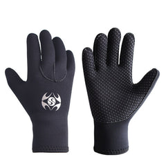 SLINX 1127 3mm Neoprene Non-slip Wear-resistant Warm Diving Gloves, S, M, L, XL