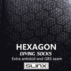 SLINX 1702 3mm Neoprene Non-slip Warm Diving Socks, S, M, L, XL