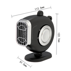 Portable Car Dashboard Electric Heater Winter Defroster, 12V, 24V