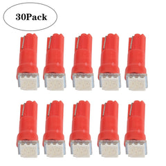 30 PCS T5 Car Modification LED Indicator Light Red Light, A3892