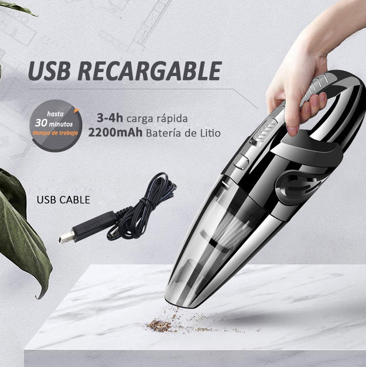 R-6053 6000Pa Multi-function USB Charging Car Handheld Wireless Vacuum Cleaner Dust Collector Cleaning Tools, R-6053