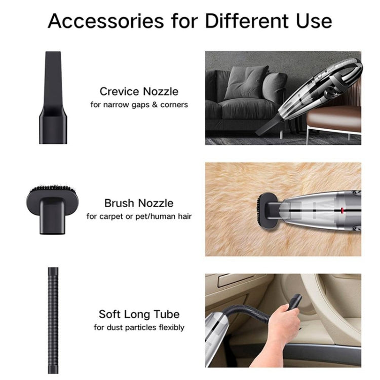 R-6053 6000Pa Multi-function USB Charging Car Handheld Wireless Vacuum Cleaner Dust Collector Cleaning Tools, R-6053