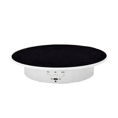 20cm USB Electric Rotating Turntable Display Stand Video Shooting Props Turntable for Photography, Load: 8kg, 20cm (White Base Black Velvet), 20cm(Black Velvet), 20cm (White Base White Velvet)