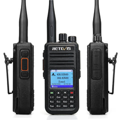 RETEVIS RT3S 136-174MHz + 400-480MHz 3000CH Handheld DMR Digital Two Way Radio Walkie Talkie, RT3S