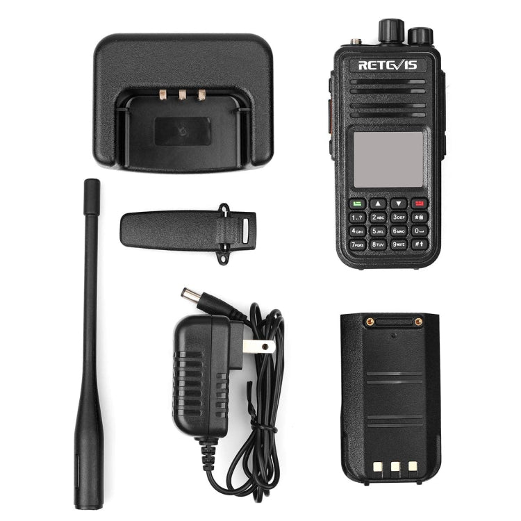 RETEVIS RT3S 136-174MHz + 400-480MHz 3000CH Handheld DMR Digital Two Way Radio Walkie Talkie, GPS Version, RT3S, GPS Version
