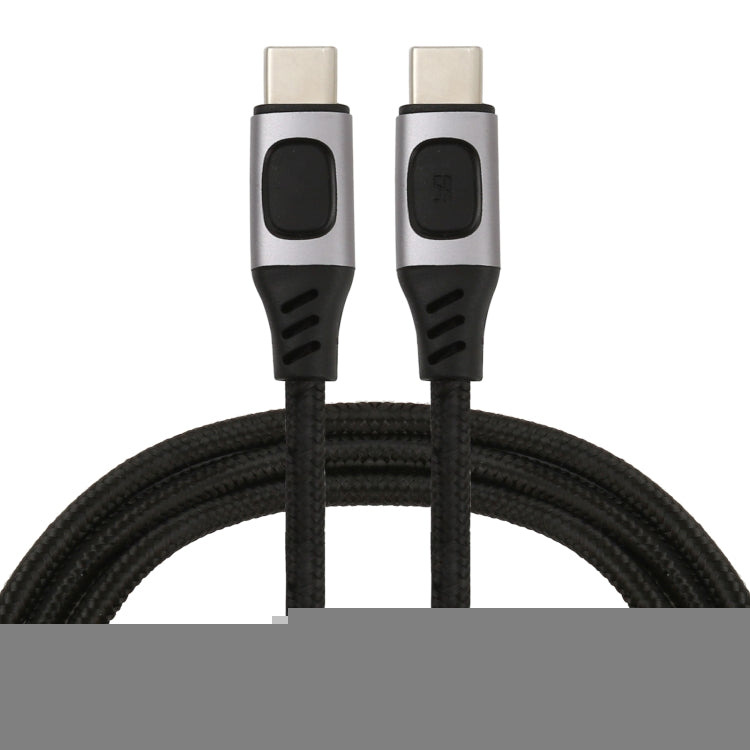100W 5A USB-C / Type-C Male to USB-C / Type-C Male PD Fast Charging Braided Data Cable, 1m, 1.5m, 2m