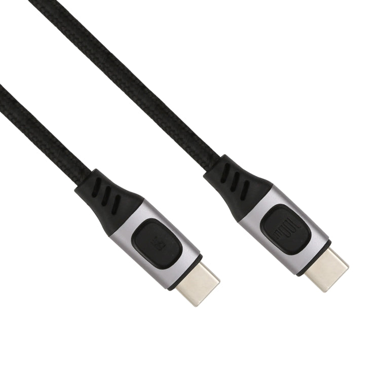 100W 5A USB-C / Type-C Male to USB-C / Type-C Male PD Fast Charging Braided Data Cable, 1m, 1.5m, 2m