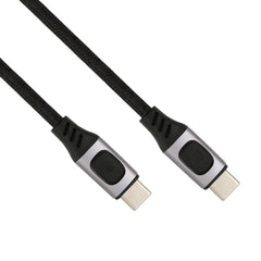 100W 5A USB-C / Type-C Male to USB-C / Type-C Male PD Fast Charging Braided Data Cable, 1m, 1.5m, 2m