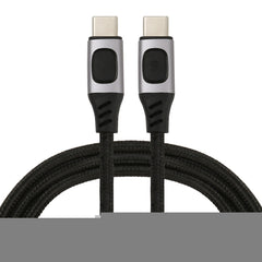 100W 5A USB-C / Type-C Male to USB-C / Type-C Male PD Fast Charging Braided Data Cable, 1m, 1.5m, 2m