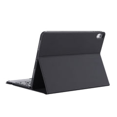 YT098B-A Detachable Candy Color Skin Feel Texture Round Keycap Bluetooth Keyboard Leather Case with Touch Control For iPad Air 11 2024 / 2025 / Air 4 10.9 2020 / Air 5 10.9 2022 (Purple), For iPad 10.2 (2020) & (2019) / Air 3 10.5 inch / Pro 10.5 inch ...