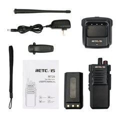 RETEVIS RT29 10W UHF 400-480MHz 16CHS Two Way Radio Handheld Walkie Talkie,, RT29,US Plug, RT29,EU Plug