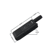 1 Pair RETEVIS RT18 16CHS FRS Dual PTT Handheld Walkie Talkie, US Plug, RT18, US Plug
