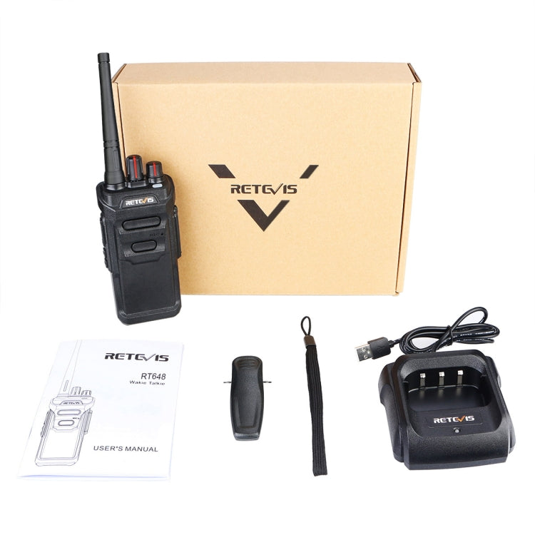 RETEVIS RT48 2W 16CHS Waterproof FRS Handheld Walkie Talkie, US Plug, RT48