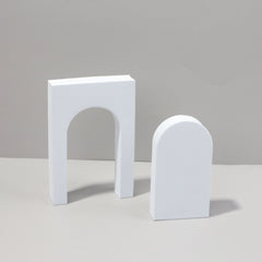 Geometric Cube Solid Color Photography Photo Background Table Shooting Foam Props, Cuboid Door Combo Kits