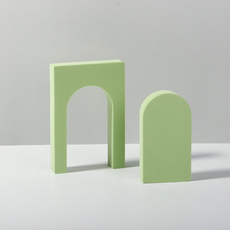 Geometric Cube Solid Color Photography Photo Background Table Shooting Foam Props, 10 x 6cm Cylinder, Cuboid Doo, 7.6 x 6cm Cylinder